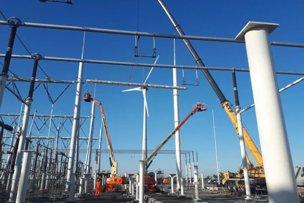 Elektriciteitstation onderstation TruSteel Energy