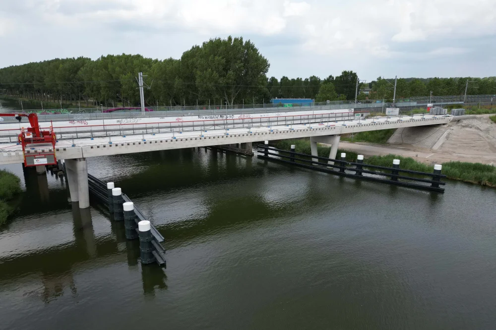 Remmingwerken Spoorbaanpad, Almere