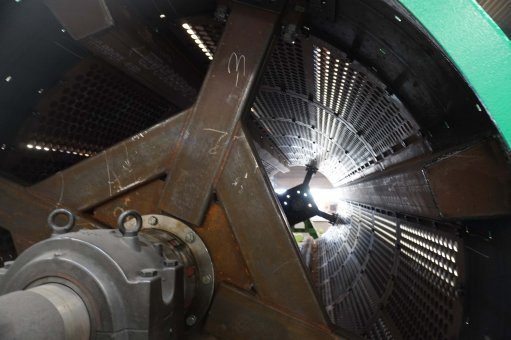 Screening drum Mexico TruSteel Recycling