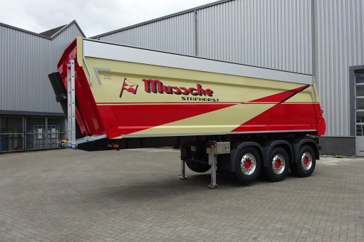 Rearward and semitrailer tippers
