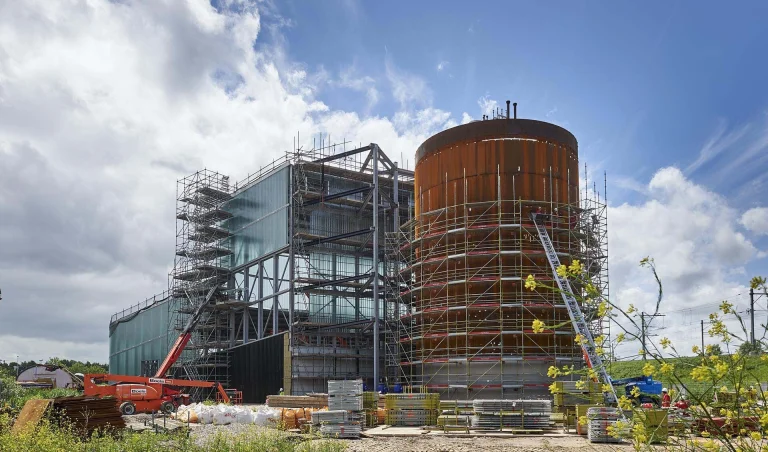 Staalconstructie Vattenfall Amsterdam