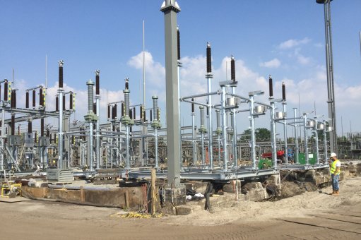 Elektriciteitsstation onderstation TruSteel Energy