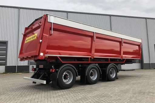 Rearward and semitrailer tippers
