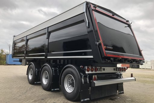 Rearward and semitrailer tippers