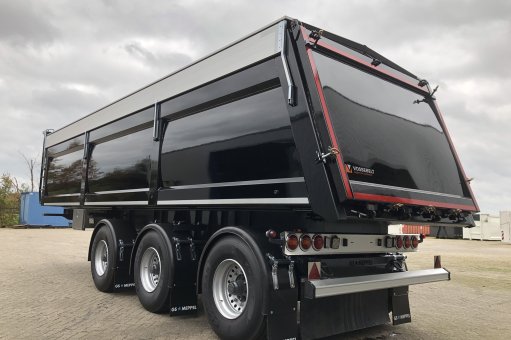 Rearward and semitrailer tippers
