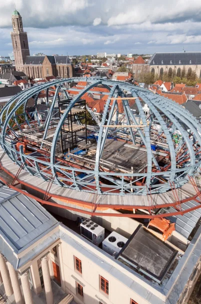 Steel_construction_production_Zwolle_museum_de_fundatie_Kampstaal
