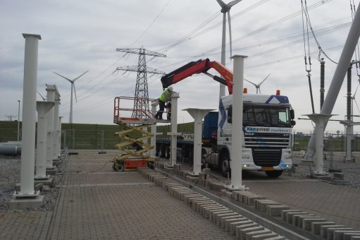 Elektriciteitsstation onderstation TruSteel Energy